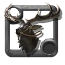 Cerf géant du recruteur