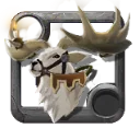 Cerf géant du maître