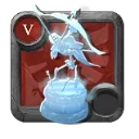 Sculpture de glace : Archer maudit